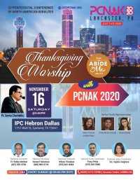 PCNAK 2020 Worship meeting & Muscial Night in Dallas, Texas
