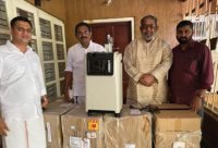 Oxygen Concentrator donated by New India Church of God